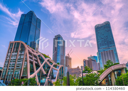 Tokyo cityscape in Japan in May. View of Azabudai Hills and other areas = 5th 114380460