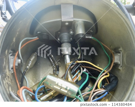 In the headlights of a Cub 114380484