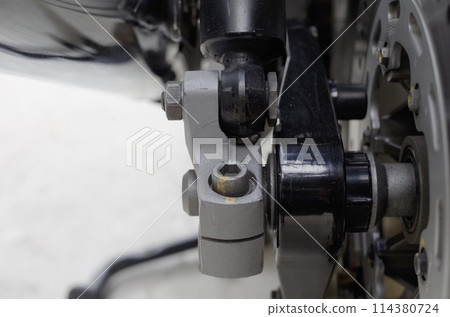Rear section of the bike 114380724