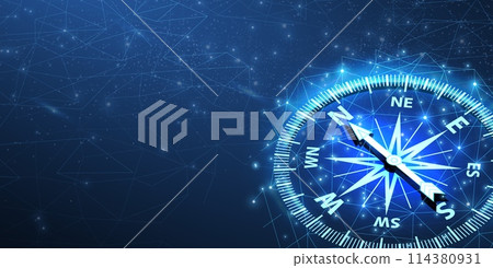 Digital compass. Business strategic explorer 114380931