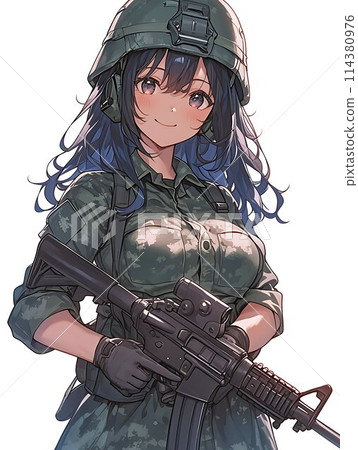 Airsoft anime-style character AI 114380976