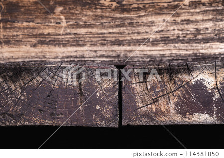 Close-up of old wood Close-up of old wood 114381050