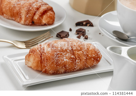 xuixos de crema typical of catalonia, spain 114381444