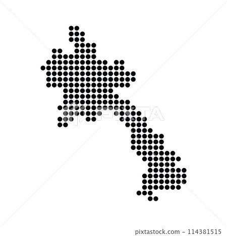 Laos map icon Laos map icon 114381515