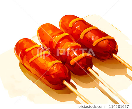 3根法蘭克福香腸 3根法蘭克福香腸 114381627