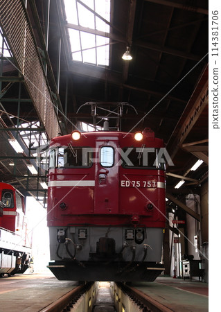 ED75-757 arrived at Aizu-Wakamatsu Transportation District (@photo session)_Photo taken on 2024/4/13 ED75-757 arrived at Aizu-Wakamatsu Transportation District (@photo session)_Photo taken on 2024/4/13 114381706