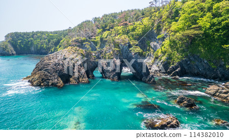 「岩手縣」用無人機空拍阿納通磯附近 114382010