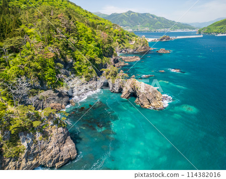 "Iwate Prefecture" Aerial photography of the Anatoshiiso area using a drone "Iwate Prefecture" Aerial photography of the Anatoshiiso area using a drone 114382016