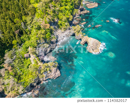 "Iwate Prefecture" Aerial photography of the Anatoshiiso area using a drone "Iwate Prefecture" Aerial photography of the Anatoshiiso area using a drone 114382017