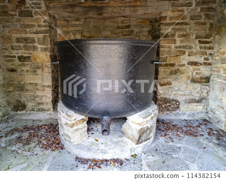 Huge famine pot not far from Lough Eske in County Donegal - Ireland Huge famine pot not far from Lough Eske in County Donegal - Ireland 114382154