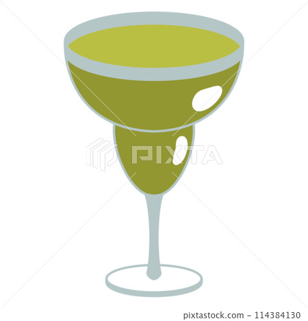 illustrations of cocktail on a white background hand-drawn illustrations of cocktail on a white background hand-drawn 114384130