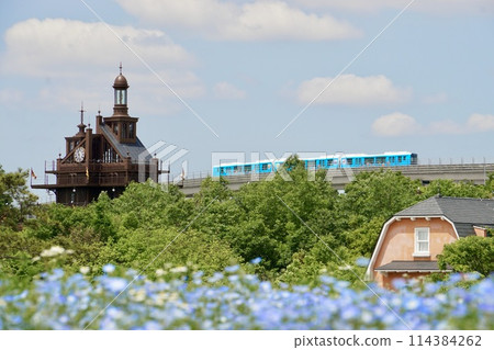 從吉卜力公園看到的Linimo風景 114384262