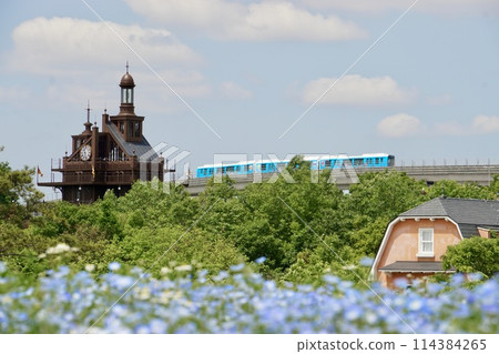View of the Linimo from Ghibli Park 114384265