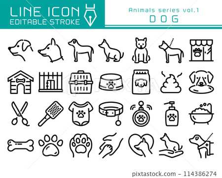 線圖示動物系列第 1 卷狗 114386274