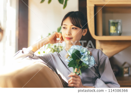 美麗的女人肖像 114386366