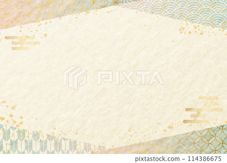 夏季中年禮物 夏季問候 淺藍色日本圖案 日本紙背景 夏季中年禮物 夏季問候 淺藍色日本圖案 日本紙背景 114386675