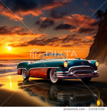 Pristine Elegance: Vintage Cars in Splendor 114387250