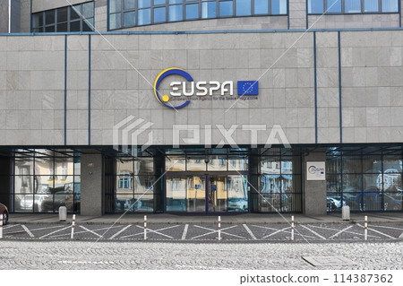 Euspa agency building for European Galileo satellite navigation system Euspa agency building for European Galileo satellite navigation system 114387362