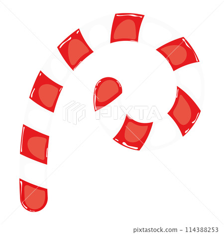 Sweet candycane icon Candy bar Vector Sweet candycane icon Candy bar Vector 114388253