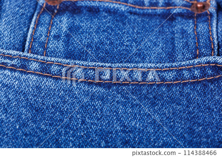 blue color jeans texture on white background blue color jeans texture on white background 114388466