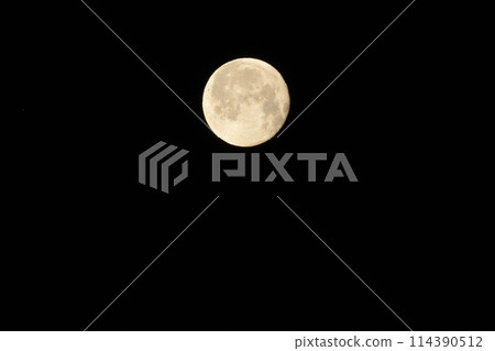 The moon of the 16th night of the 3rd month of the Yayoi period. 114390512