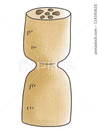 Loose and simple lotus root analog style 114393628