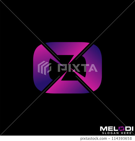 Logo design graphic concept creative premium vector stock letter initial O sans serif font cutting rotation. Related to typography monogram branding Logo design graphic concept creative premium vector stock letter initial O sans serif font cutting rotation. Related to typography monogram branding 114393658