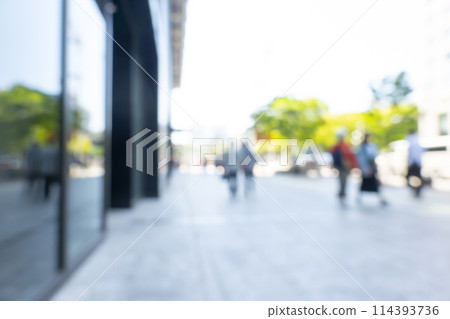 business district background blur business district background blur 114393736