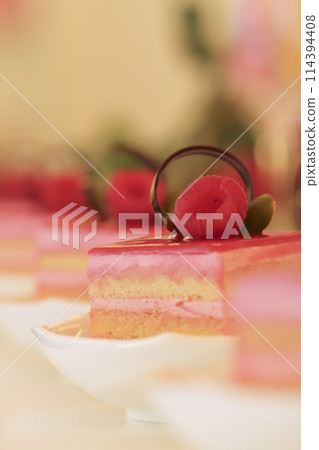 時尚蛋糕自助餐的形象形像素材 114394408