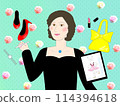 女設計師（小玫瑰背景） 設計時尚用品、化妝品等各種產品的創作者。 114394618