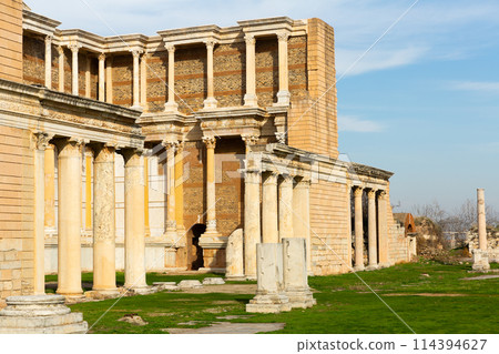 Architectural elements of bath gymnasium complex of Sardis, Turkey Architectural elements of bath gymnasium complex of Sardis, Turkey 114394627