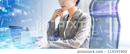 Business person: business scene Business person: business scene 114395909