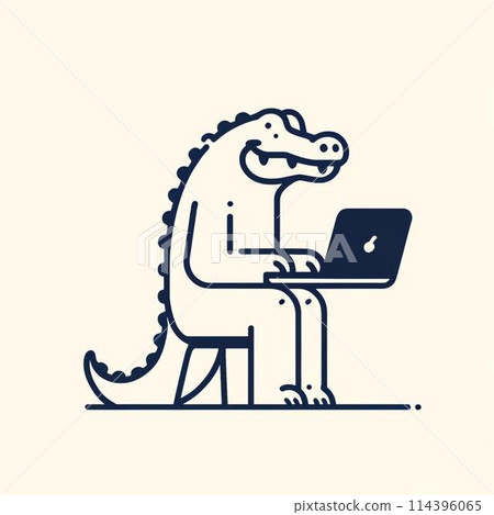Programmer Crocodile 114396065
