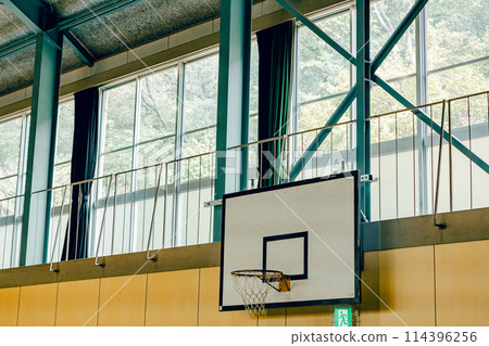 Gymnasium | Basketball goal 114396256