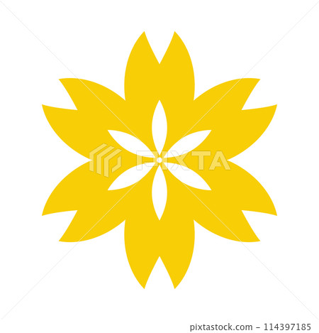 red chinese flower cartoon vector illustration red chinese flower cartoon vector illustration 114397185