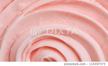 Ice cream gelato sweets food strawberry strawberry texture 3d background material 114397373