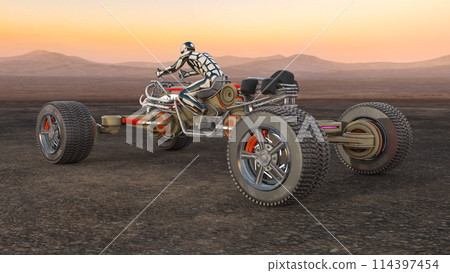 騎著四輪越野車的網絡人 騎著四輪越野車的網絡人 114397454