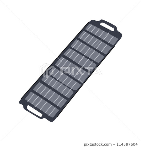 sun solar panel cartoon vector illustration 114397604