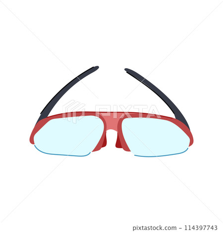 goggle safety goggles cartoon vector illustration 114397743