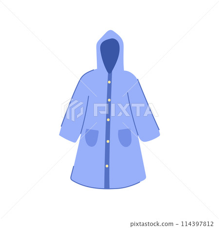 weather rain jacket cartoon vector illustration 114397812