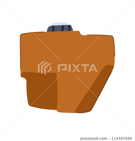 waste plastic tank cartoon vector illustration 114397889