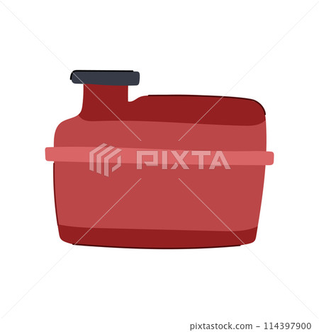 reservoir plastic tank cartoon vector illustration 114397900