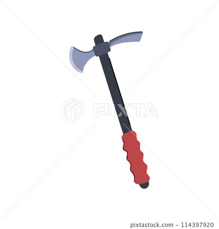 silhouette pickaxe cartoon vector illustration silhouette pickaxe cartoon vector illustration 114397920
