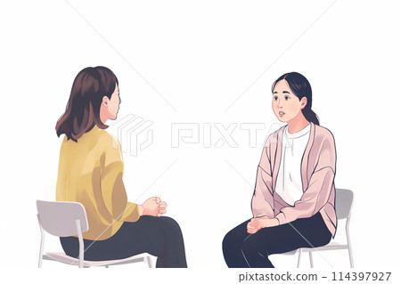 A woman undergoing counseling A woman undergoing counseling 114397927