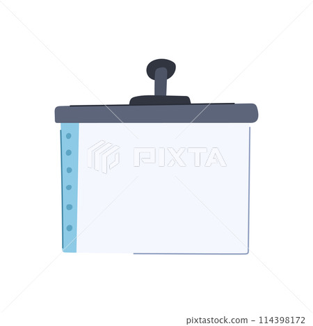 board electronic whiteboard cartoon vector illustration 114398172