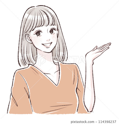 婦女和女孩插畫素材 婦女和女孩插畫素材 114398237
