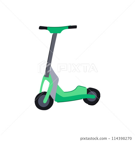city electric scooter cartoon vector illustration 114398270