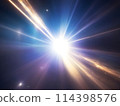 閃耀的光芒從太空傾瀉而出 114398576
