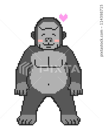 Gorilla_Pixel Art (I'm in love) Gorilla_Pixel Art (I'm in love) 114398715