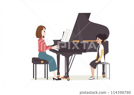 Children learning in music class Children learning in music class 114398780